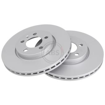 Jeu de 2 disques de frein avant A.B.S. 18637 pour HONDA CIVIC 1.0 TSI - 110cv