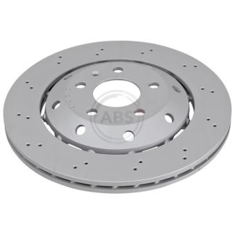 Jeu de 2 disques de frein arrière A.B.S. 18644 pour AUDI A5 RS 5 quattro - 450cv