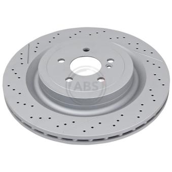 Jeu de 2 disques de frein arrière A.B.S. 18649 pour MERCEDES-BENZ AMG GT 63 4-matic+ - 585cv