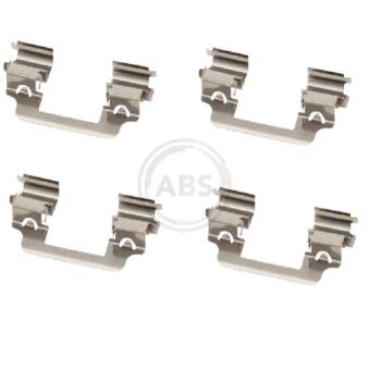Kit d'accessoires, plaquette de frein à disque A.B.S. 1864Q pour MERCEDES-BENZ GLS 500 4-matic - 456cv