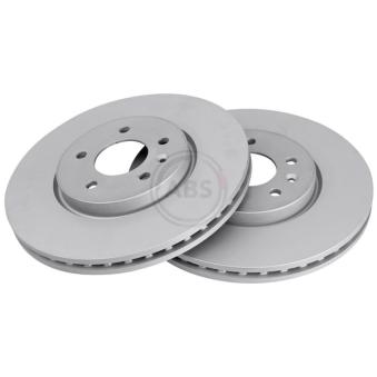 Jeu de 2 disques de frein avant A.B.S. 18689