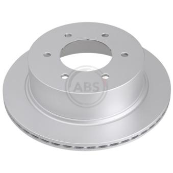 Jeu de 2 disques de frein avant A.B.S. 18716 pour MITSUBISHI PAJERO 2.4 DI-D 4x4 - 181cv