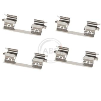 Kit d'accessoires, plaquette de frein à disque A.B.S. 1873Q pour MERCEDES-BENZ CITAN 111 CDI - 110cv