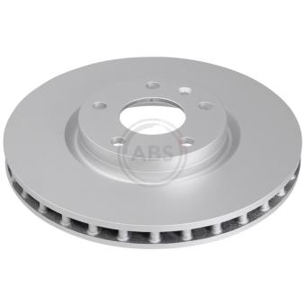 Jeu de 2 disques de frein avant A.B.S. 18750 pour CHEVROLET CORVETTE 6.2 - 466cv