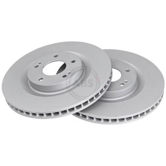 Jeu de 2 disques de frein avant A.B.S. 18755