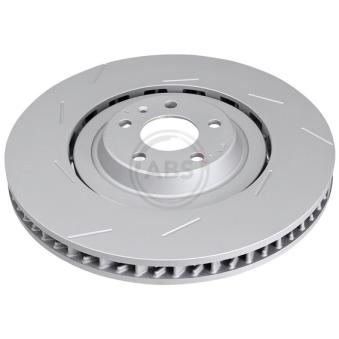Disque de frein avant gauche A.B.S. 18766 pour PORSCHE MACAN 3.6 Turbo - 440cv