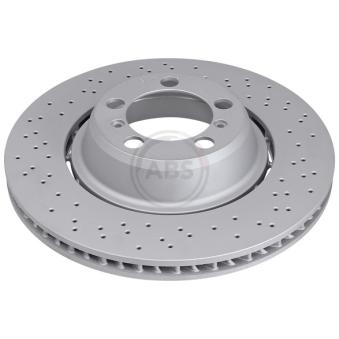 Disque de frein arrière droit A.B.S. 18806 pour PORSCHE 911 3.8 GT3 - 475cv
