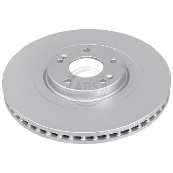 Jeu de 2 disques de frein avant A.B.S. 18816 pour HYUNDAI SANTA FÉ 2.2 CRDi - 200cv