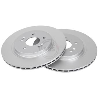 Jeu de 2 disques de frein arrière A.B.S. 18822 pour HYUNDAI SANTA FÉ 2.2 CRDi - 200cv