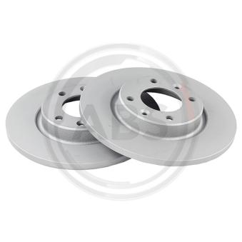 Jeu de 2 disques de frein arrière A.B.S. 18838