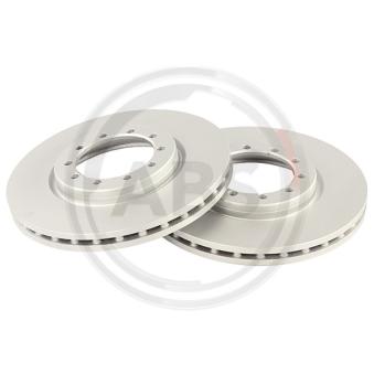 Jeu de 2 disques de frein avant A.B.S. 18885