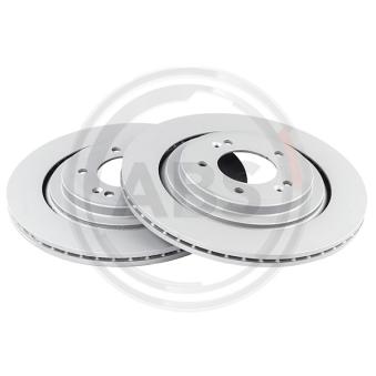 Jeu de 2 disques de frein arrière A.B.S. 18922