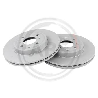 Jeu de 2 disques de frein avant A.B.S. 18959