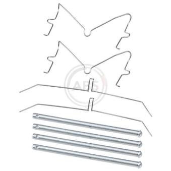 Kit d'accessoires, plaquette de frein à disque A.B.S. 1903Q pour JEEP COMPASS 2.0 CRD 4x4 - 170cv