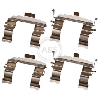 Kit d'accessoires, plaquette de frein à disque A.B.S. 1920Q pour VOLVO XC90 2.5 AWD - 175cv