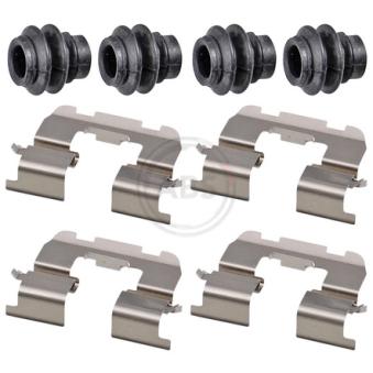 Kit d'accessoires, plaquette de frein à disque A.B.S. 1939Q pour ALFA ROMEO MITO 1.4 TB - 140cv