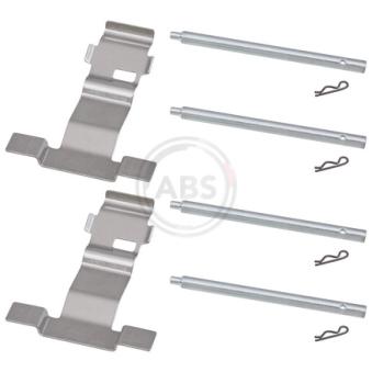 Kit d'accessoires, plaquette de frein à disque A.B.S. 1943Q pour AUDI A6 RS6 quattro - 580cv
