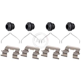 Kit d'accessoires, plaquette de frein à disque A.B.S. 1946Q pour VOLKSWAGEN PASSAT EV Electric - 110cv