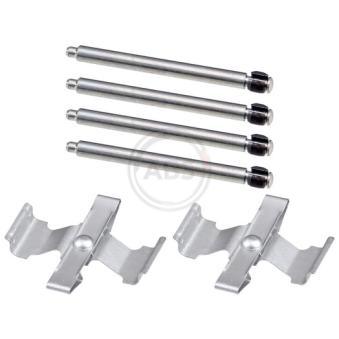 Kit d'accessoires, plaquette de frein à disque A.B.S. 1976Q pour BMW Série 6 630 CS - 184cv