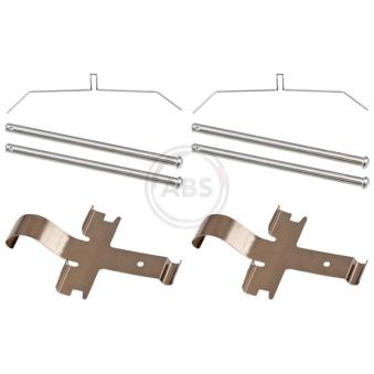 Kit d'accessoires, plaquette de frein à disque A.B.S. 1981Q pour TOYOTA LAND CRUISER 4.2 D 131cv