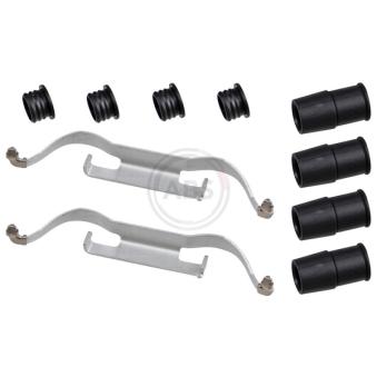 Kit d'accessoires, plaquette de frein à disque A.B.S. 1988Q pour CITROEN C6 1.2 - 110cv Kit d'accessoires, plaquette de frein à disque A.B.S. 1988Q pour CITROEN C6 1.2 - 110cv