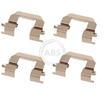 Kit d'accessoires, plaquette de frein à disque A.B.S. 2004Q pour HYUNDAI H350 2.5 CRDI - 150cv Kit d'accessoires, plaquette de frein à disque A.B.S. 2004Q pour HYUNDAI H350 2.5 CRDI - 150cv