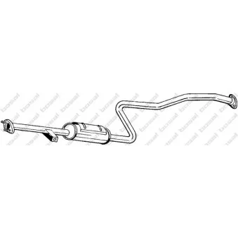 Silencieux central BOSAL 285-111