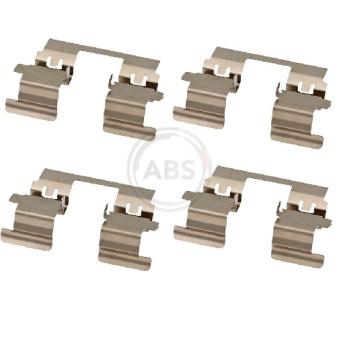 Kit d'accessoires, plaquette de frein à disque A.B.S. 2008Q pour MAZDA CX-5 1.6 CDTi - 110cv