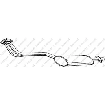 Silencieux avant BOSAL 285-165