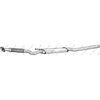Silencieux central BOSAL 285-211