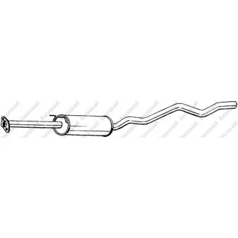 BOSAL 285-323 - Silencieux central