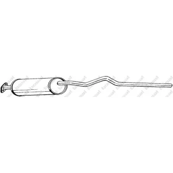 Silencieux arrière BOSAL 285-353