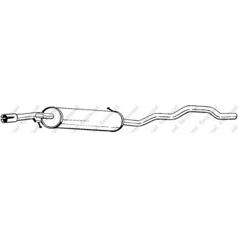 Silencieux central BOSAL 285-517