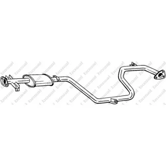 Silencieux central BOSAL 285-577