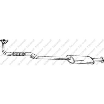 Silencieux avant BOSAL 285-697
