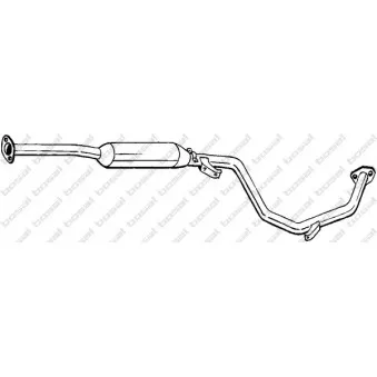 Silencieux central BOSAL 286-157