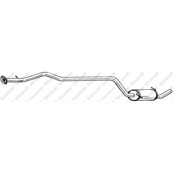 Silencieux central BOSAL 286-263