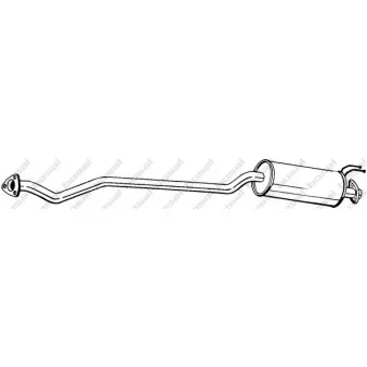 Silencieux central BOSAL 286-397