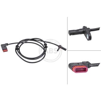 Capteur, vitesse de roue A.B.S. [30107]