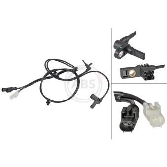 Capteur, vitesse de roue A.B.S. [30163]