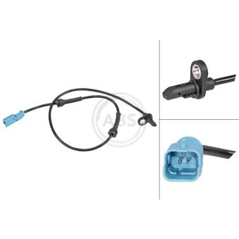 Capteur, vitesse de roue A.B.S. [30166]