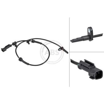 Capteur, vitesse de roue A.B.S. [30185]