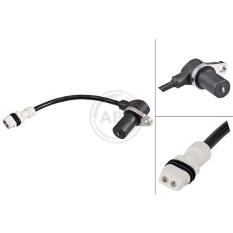 Capteur, vitesse de roue A.B.S. 30457 pour PORSCHE 911 3.6 GT2 - 483cv