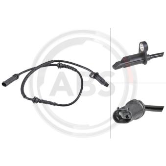 Capteur, vitesse de roue A.B.S. 31024 pour BMW Série 2 214 d - 95cv