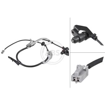 Capteur, vitesse de roue A.B.S. 31045 pour MERCEDES-BENZ GLE 2.0 16V - 129cv