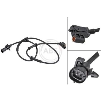 Capteur, vitesse de roue A.B.S. [31507]