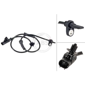 Capteur, vitesse de roue A.B.S. OEM B000698080