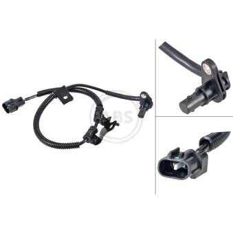 Capteur, vitesse de roue A.B.S. [31598]