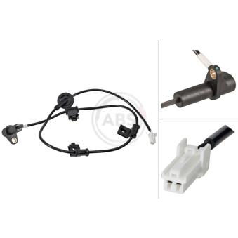 Capteur, vitesse de roue A.B.S. 31602 pour HYUNDAI ATOS 1.1 - 58cv