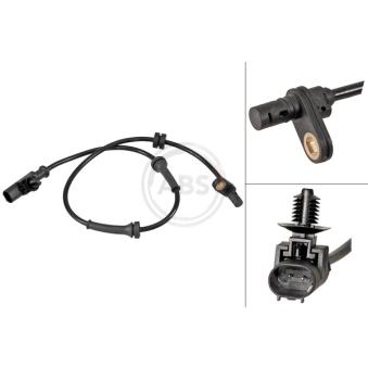 Capteur, vitesse de roue A.B.S. 31636 pour MAZDA 6 1.6 - 110cv